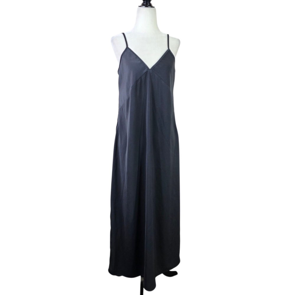 Legoe Heritage satin maternity slip maxi dress